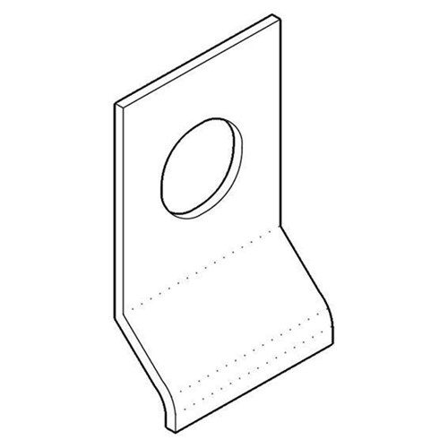 BDS Small Lip Pull to suit Round 201 Cylinder 60x100x1.5mm in SSS - 201 PULLSM