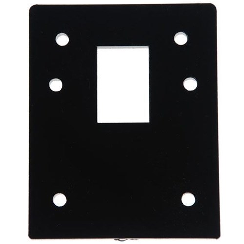 BDS Packer to suit Lockwood 001 Deadlatch 3mm Black Acrylic - 09351148