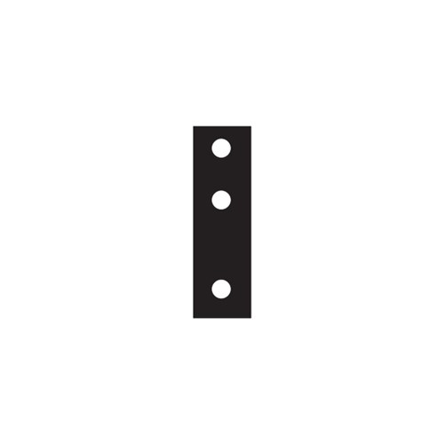 BDS Packer to suit Lockwood 355 Strike 3mm Black Acrylic - 09351218