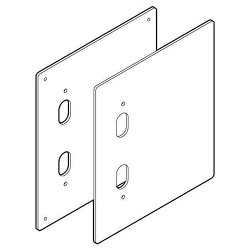 BDS MORTICE DRESS PLATE SSS 200x230x1.5MM CF SSS Pkt=2