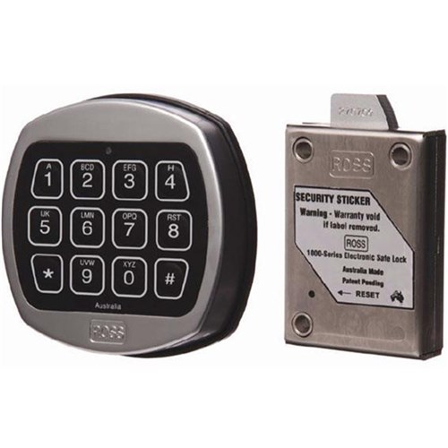 ROSS SAFE LOCK 1000-SERIES ECL ELECTRONIC w/- METAL CODEPAD