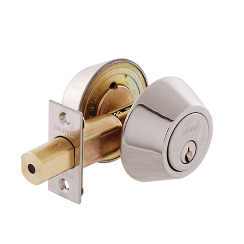 BRAVA Urban Deadbolt Double Cylinder TE2 Profile KD Polished Stainless Steel - 210BPSS