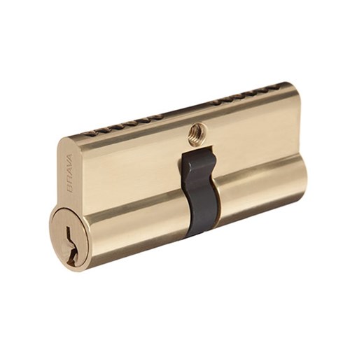 BRAVA Urban Euro Double Cylinder with Fixed Cam LW5 Profile KA4 Polished Brass 70mm - 3170HPBKA5