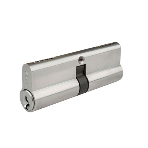 BRAVA Urban Euro Double Cylinder with Fixed Cam Anti Panic LW4 Profile KD Satin Chrome 90mm - 31905PHESCKD