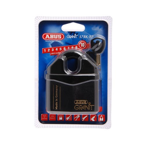 ABUS P/LOCK 37RK/80 KD DP | ABUS 37 Series Granit Padlocks - LSC ...