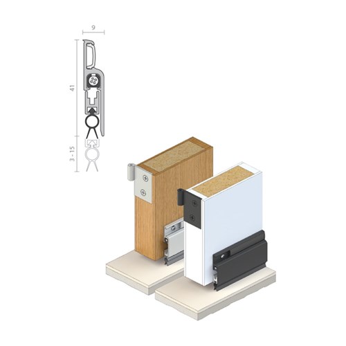 RAVEN DOOR SEAL RP60x915MM  CA