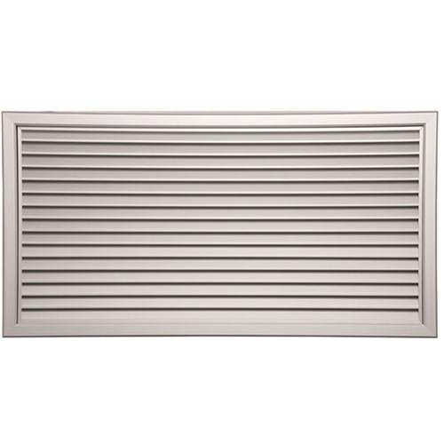 Criterion Ventflow Louvre Vent for Door 600x300mm Aluminium Natural Anodised - 861630 N/A