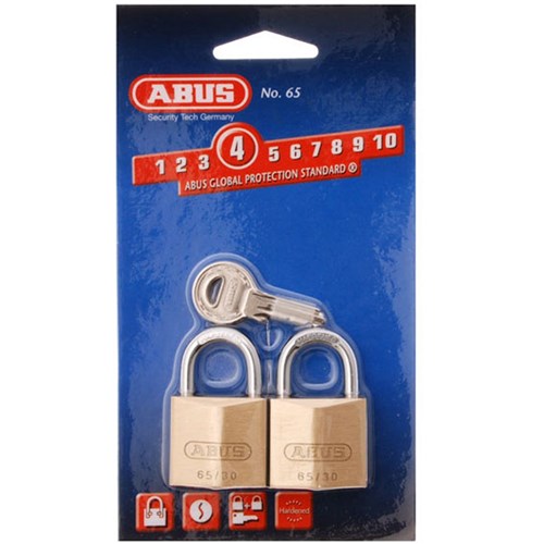 ABUS P/LOCK 65/30 DP Pkt=2