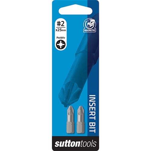 SUTTON SCREWDRIVER BIT 0225 POZIDRIV S103 0225 (PZ2)