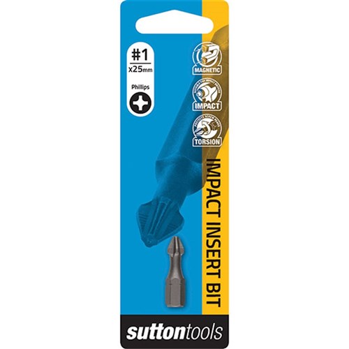 SUTTON SCREWDRIVER BIT 0125 PHILLIPS S105 0125 (PH1)