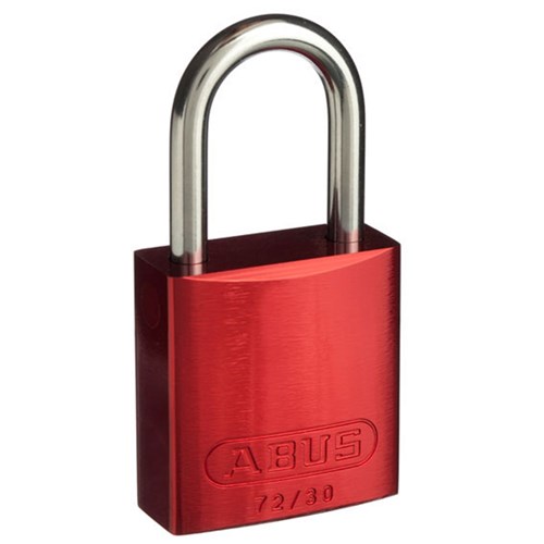 ABUS P/LOCK 72/30 RED KD RH KEYWAY