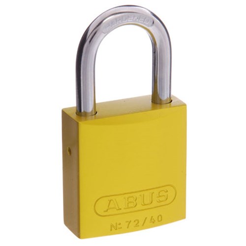 ABUS P/LOCK 72/40 YEL TT02162