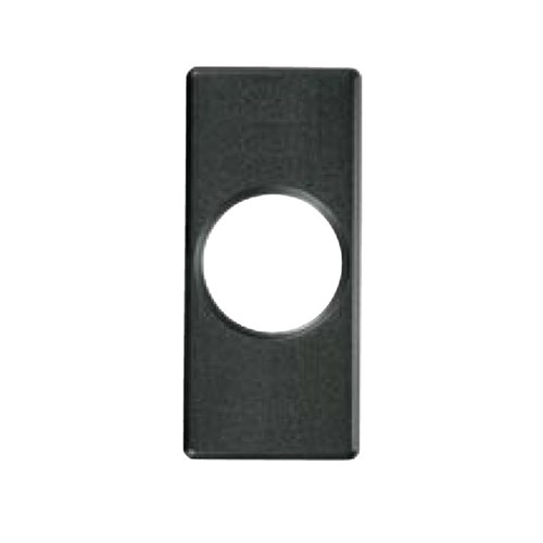 D&D SureClose Small Rectangular Post Bracket for Flush Mount Hinge Weld On for Steel - 0510-04 7525