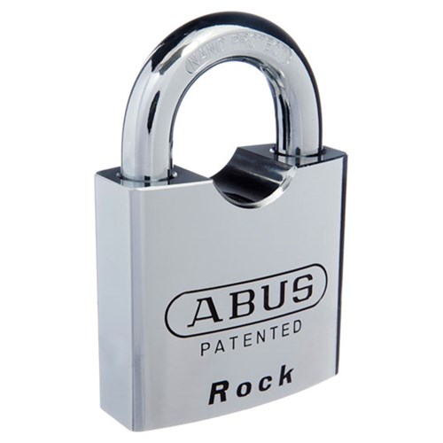 ABUS Rock Series Premium High Security Rekeyable Padlock with 80mm Hardened Steel Body and 40mm Hardened Steel Shackle KA 4301 - 8380570KA1