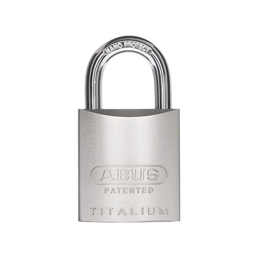 ABUS 83AL Series Premium Rekeyable Padlock with 45mm Silver Aluminium Body and 25mm Hardened Steel Shackle KA 4302 - 83AL45NNATKA2