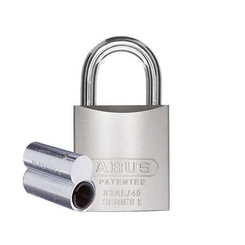 ABUS P/LOCK 83AL/45 ALU NAT L/PLUG