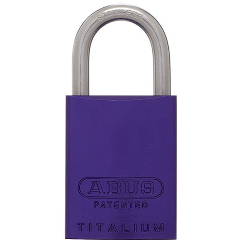 ABUS P/LOCK 83ALIB/40 PUR KD with 25MM SS SHACKLE