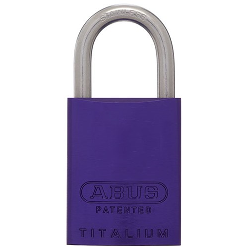 ABUS P/LOCK 83ALIB/40 PUR L/PLUG with 25MM SS SHACKLE