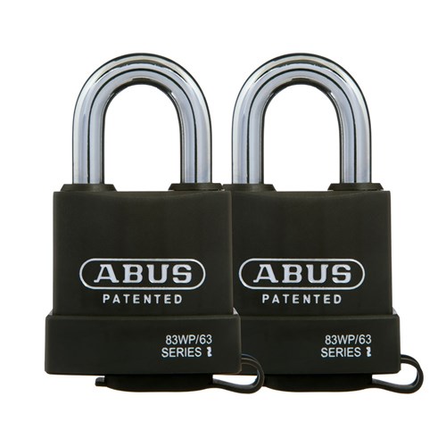 ABUS P/LOCK 83WP/63 KA DP Pkt=2