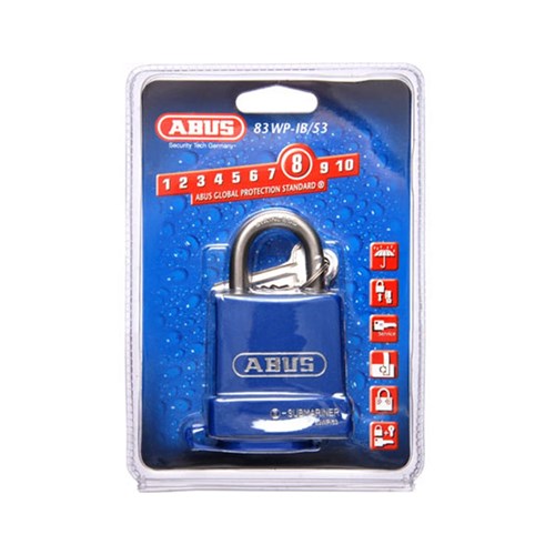 ABUS P/LOCK 83WPIB/53 KD DP SUBMARINER SERIES 