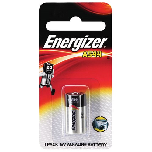 Energizer A544 6V Alkaline Miniature Battery Pack of 1 - E000047700