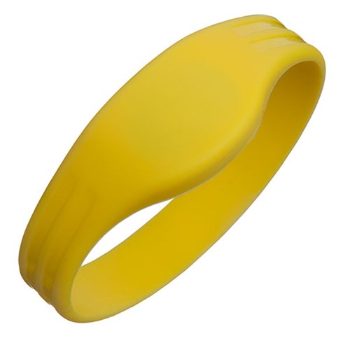 Neptune iClass Silicone Wristband in Yellow, Medium