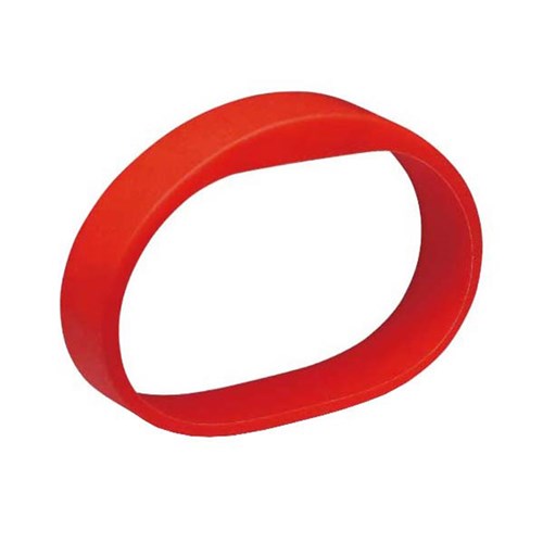 ACSS MIFARE S50 1K STRAIGHT WRISTBAND LGE-RED