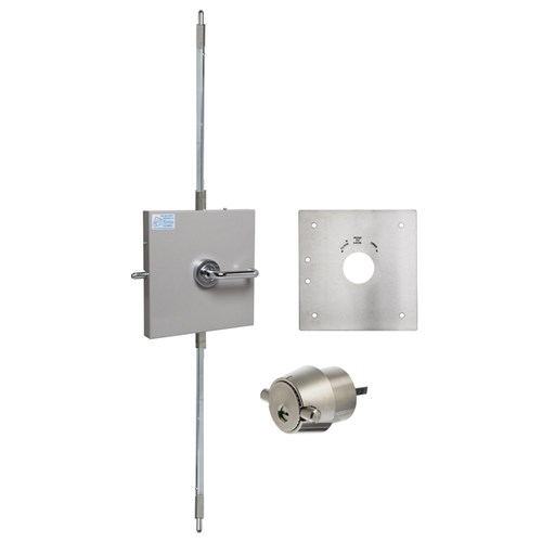 ADI 3 Point Locking Bar LB712-1 RH with Internal Lever and External Key Locking for Open Out Door upto 2200mm - ADILB7121R
