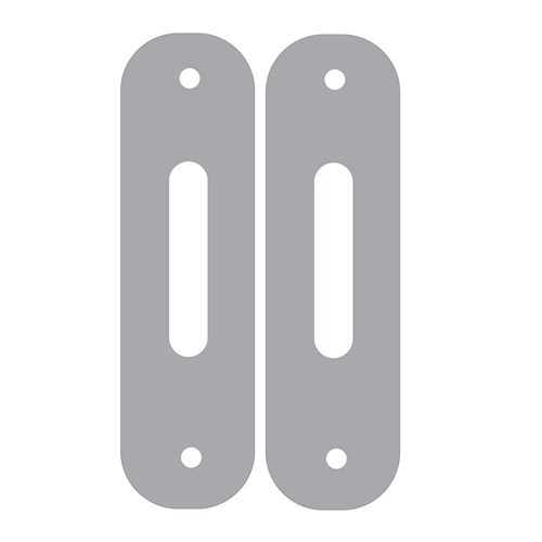 ADI Scar Plate to suit Schlage Omnia Lock Pair