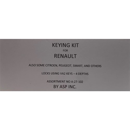 ASP KEYING KIT A27-102  RENAULT (VA2)