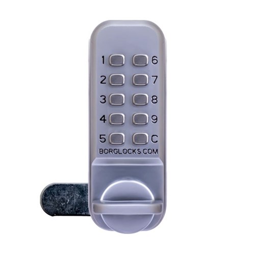Borg Mechanical Digital Cam Lock for Cabinet Door with Easicode Pro Satin Chrome - BL1006SCECP