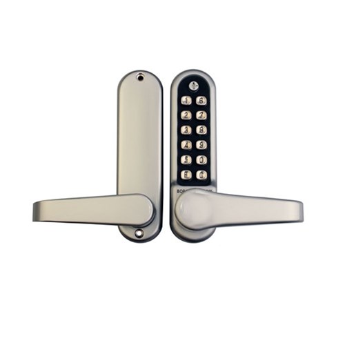 Borg Mechanical Digital Door Lock with DDA Lever Easicode Pro Satin Stainless - BL5401SSDDAECP