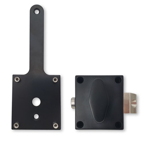 Borg Spare Part for BL4409 Slam Latch Only with Hold Back Marine Grade Black - BLS09MK2