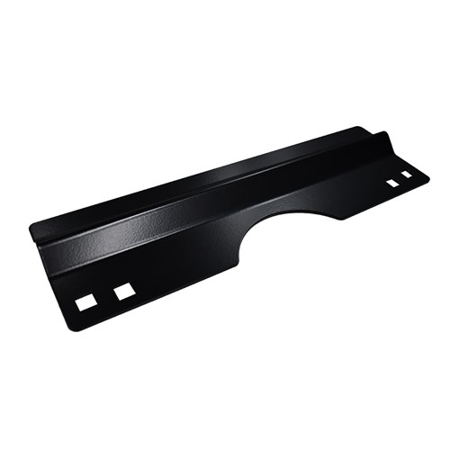 BDS Blocker Plate for EU EV Series Entrance Set Zinc Plated Black Powdercoat - BP6860E7BLK