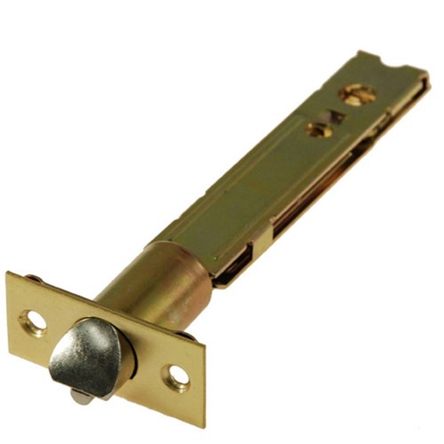 BRAVA Urban Spare Part Tiebolt Deadlatch Fixed 127mm Backset Polished Brass - BRUEXLATCHPB