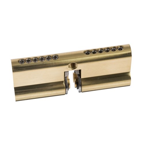 BRAVA Urban Trilock Cylinder LW5 Profile KD Polished Brass - BRUTRILOCKLW5PB