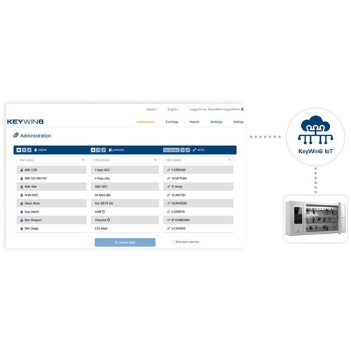 Creone KeyWin 6 Annual License, Large 25 Cabinets (Incl. Peg Booking, Integration) - CR145052