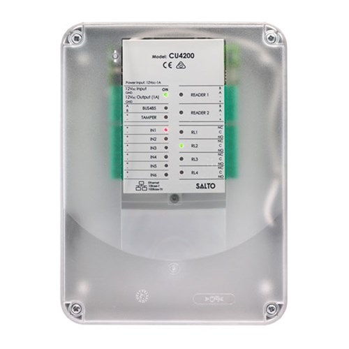 SALTO XS4 2.0 OFFLINE/AUXILIARY CONTROL UNIT w/- TRANSLUCENT HOUSING