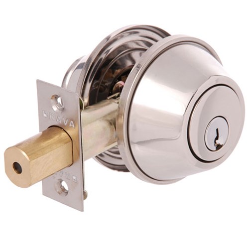 BRAVA Urban Deadbolt Double Cylinder LW4 Profile KD Polished Stainless Steel - D332B