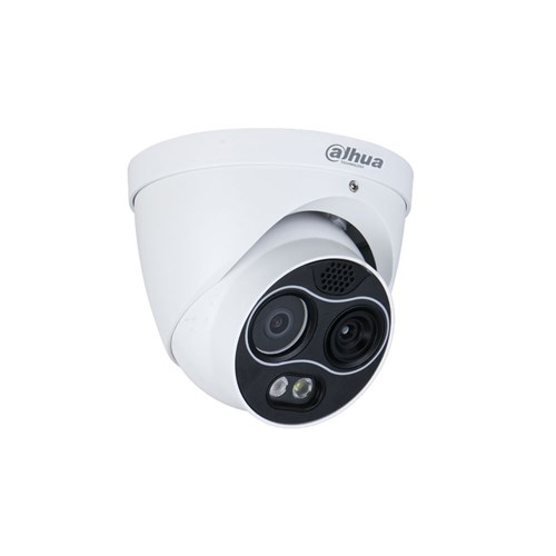 Dahua Thermal Series 4MP Mini Hybrid Eyeball Network Camera with 3.5mm Thermal Lens and 4mm Visible Fixed Lens, IP67 - DHI-TPC-DF1241-TB3F4-DW-S8