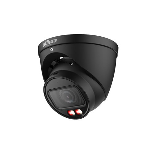Dahua WizSense Series 8MP Black Eyeball Network Camera with 2.8mm Fixed Lens, AcuPick Technology and White Light LED, IP67 - DH-IPC-HDW3867EM-S-IL-ANZ-BLK