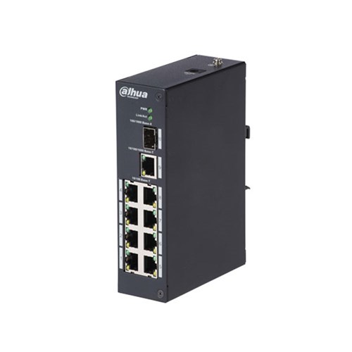 Dahua 10 Port Unmanaged Network Switch with 8 Non-PoE Ports, 1 Gigabit Uplink Port and 1 SFP Port - DH-PFS3110-8T