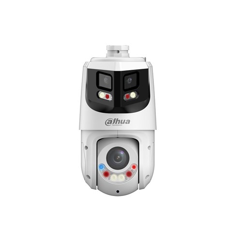 Dahua X-Spans Series Twin TiOC 4MP PTZ and 2x4MP Duo Panoramic Network Camera, 25x Optical Zoom with Starlight Technology, IP66 - DH-SDT4E425-8P-GB-APV1