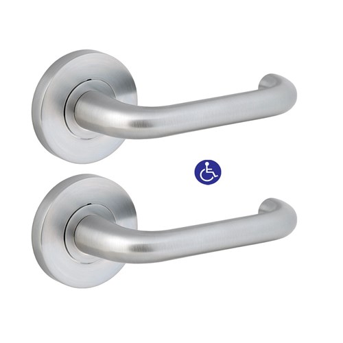 Dormakaba Furniture Vision Round Rose Pair with 18 Lever SX - 8300/18SX
