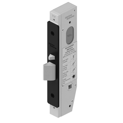 Dormakaba Narrow Stile Primary Mortice Lock 30mm Backset PVD Black - SB2312TC6H 9400000013396