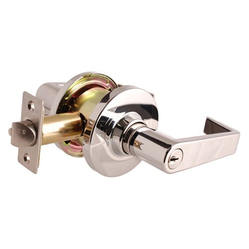 BRAVA Metro EL Series Entrance Lever Set 60mm Backset Chrome Plate - EL6000BC60