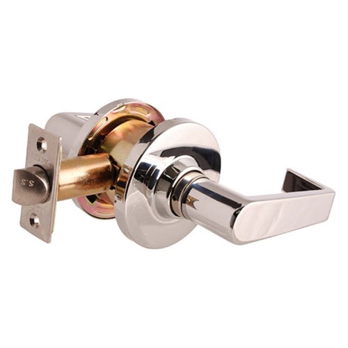 BRAVA Metro EL Series Passage Lever Set 70mm Backset Chrome Plate - EL6082BC70