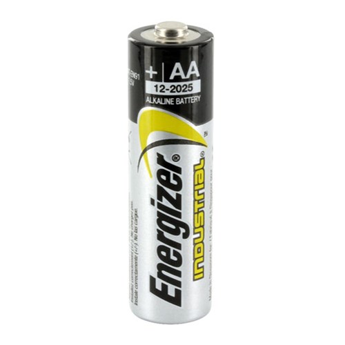 Energizer AA Battery 1.5V Industrial Alkaline Bulk Pack of 24 - E300644000