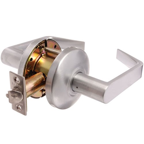 BRAVA Metro EV Series Passage Lever Set Clutching 70mm Backset Satin Chrome - EV6082SC70