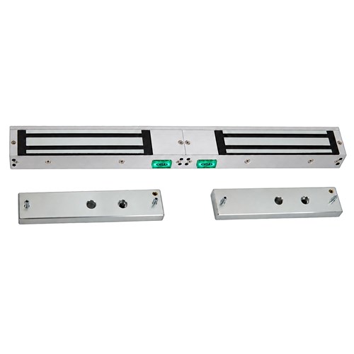 FSH Double Maglock 280kg Holding Force, Fully Monitored & High Visibility LED, 2 Hour Fire Rated  - FEM4300DM-HV